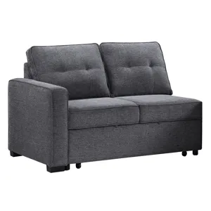 Noah Grey Pullout Loveseat