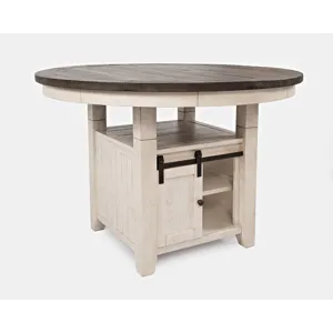 Madison County Round High/Low Dining Table