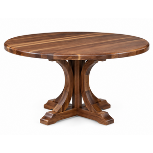Plank Round Dining Table
