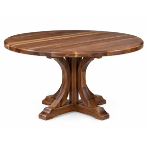 Plank Round Dining Table
