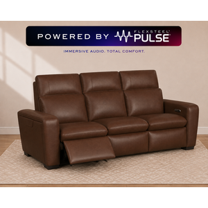 Sense Power Reclining Immersive Audio Sofa with Power Headrest, & Lumbar