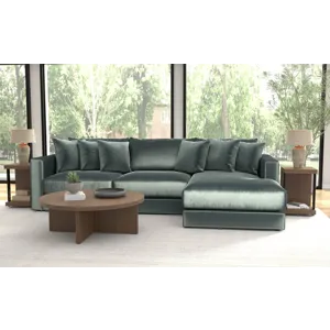 Remminton 3 PC Sectional Sofa Chaise - Pine