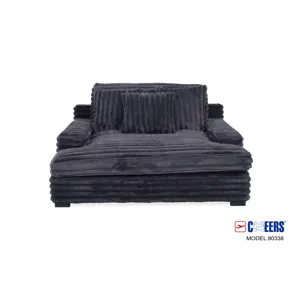 Presley Charcoal Theater Chaise