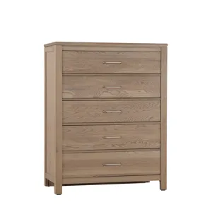 Tide & Timber 5 Drawer Chest - Clear Oak