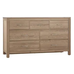 Tide & Timber 7 Drawer Dresser - Clear Oak