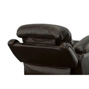 Fenwick Leather Power Gliding Recliner w/Power Headrest