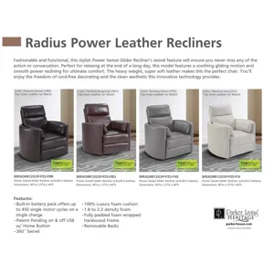 Radius Florence Ivory Power Cordless Swivel Glide