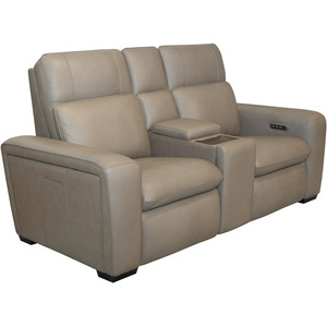 Sense Power Reclining Immersive Audio Loveseat with Console, Power Headrest, & Lumbar