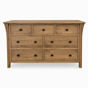 Marco Maple 7 Drawer Dresser - Latte