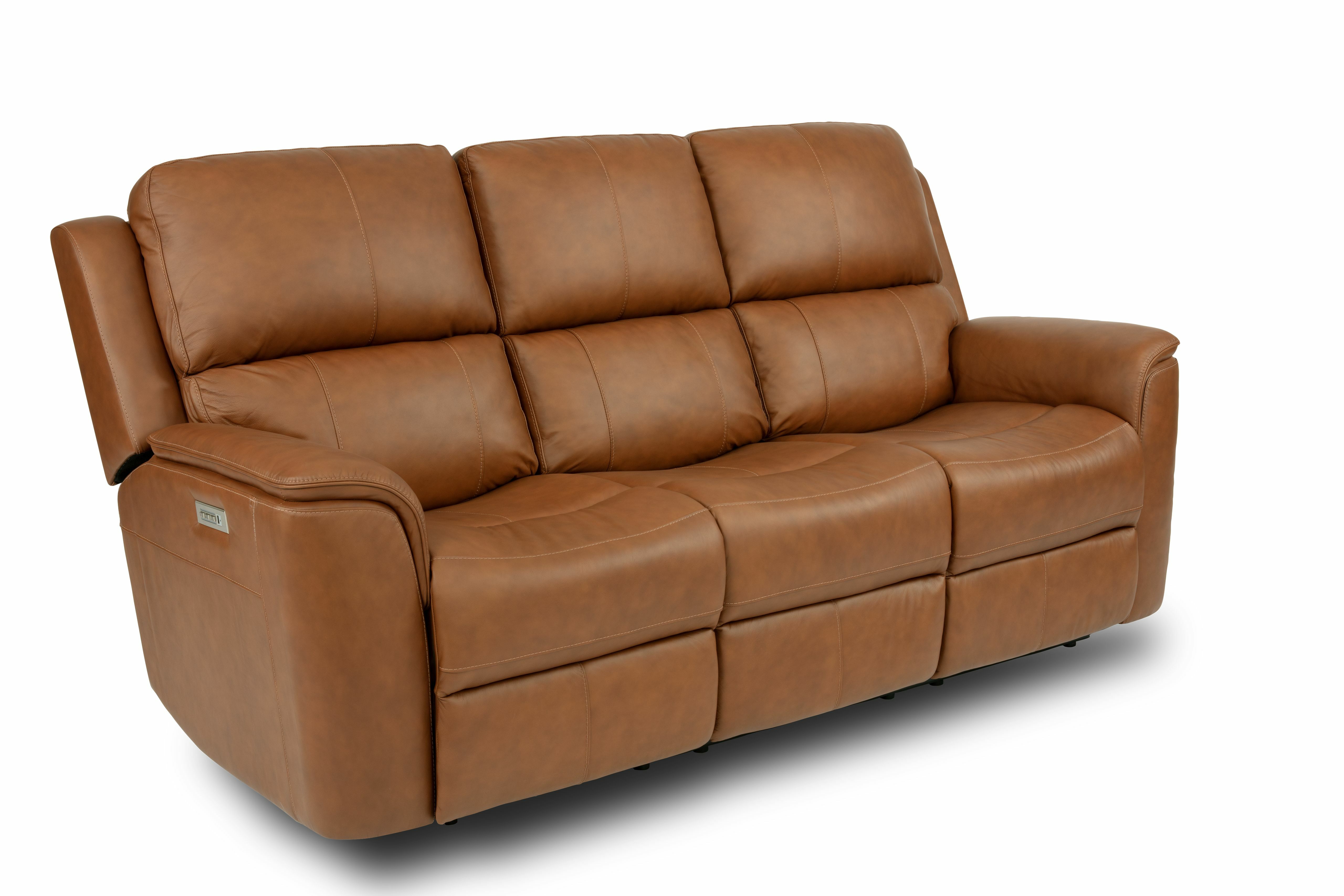 Henry Power Reclining Sofa with Power Headrests and Power Lumbar 1041