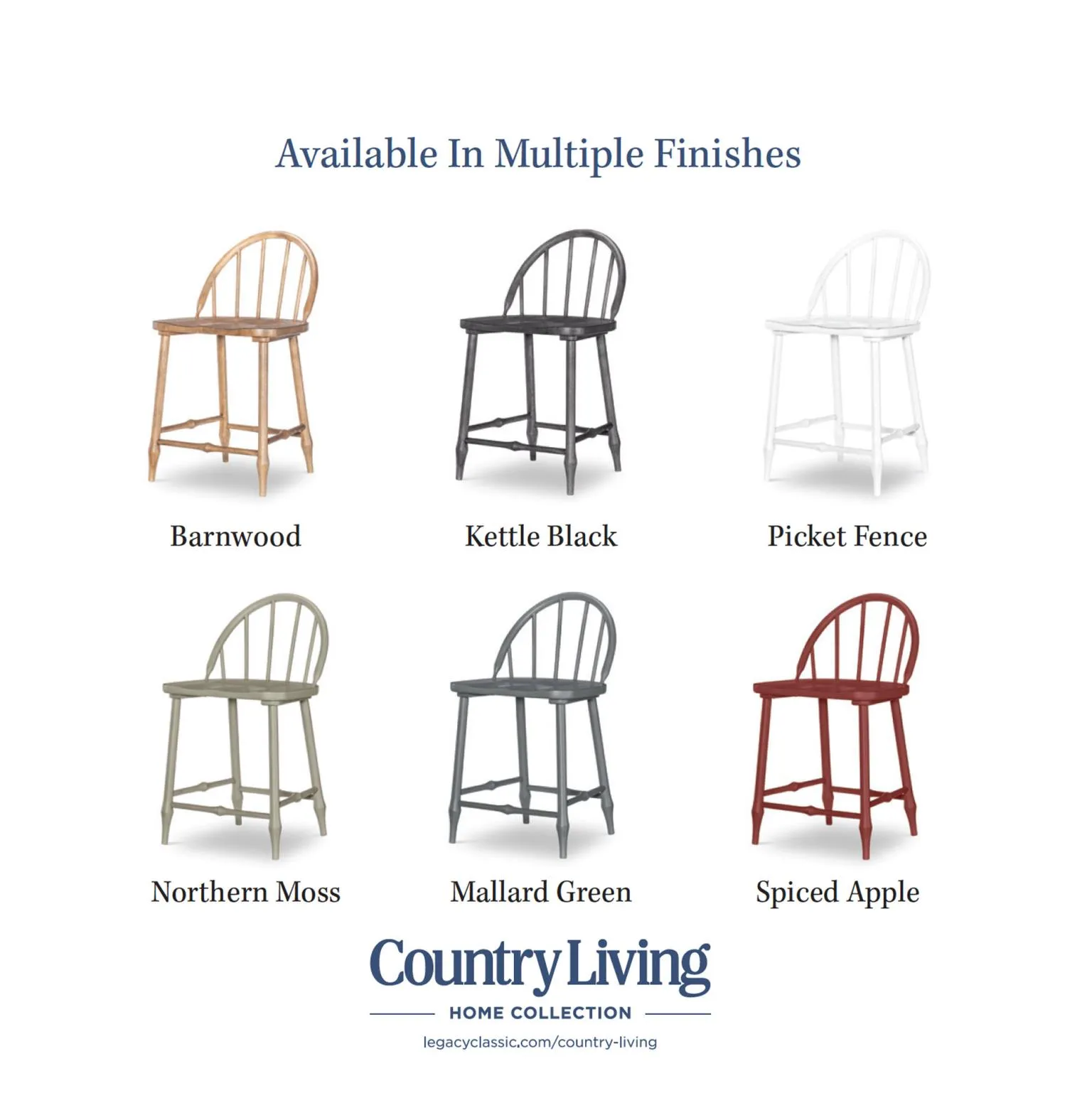 Vintage Market Windsor Counter Height Chair - Barnwood CLH4010-745