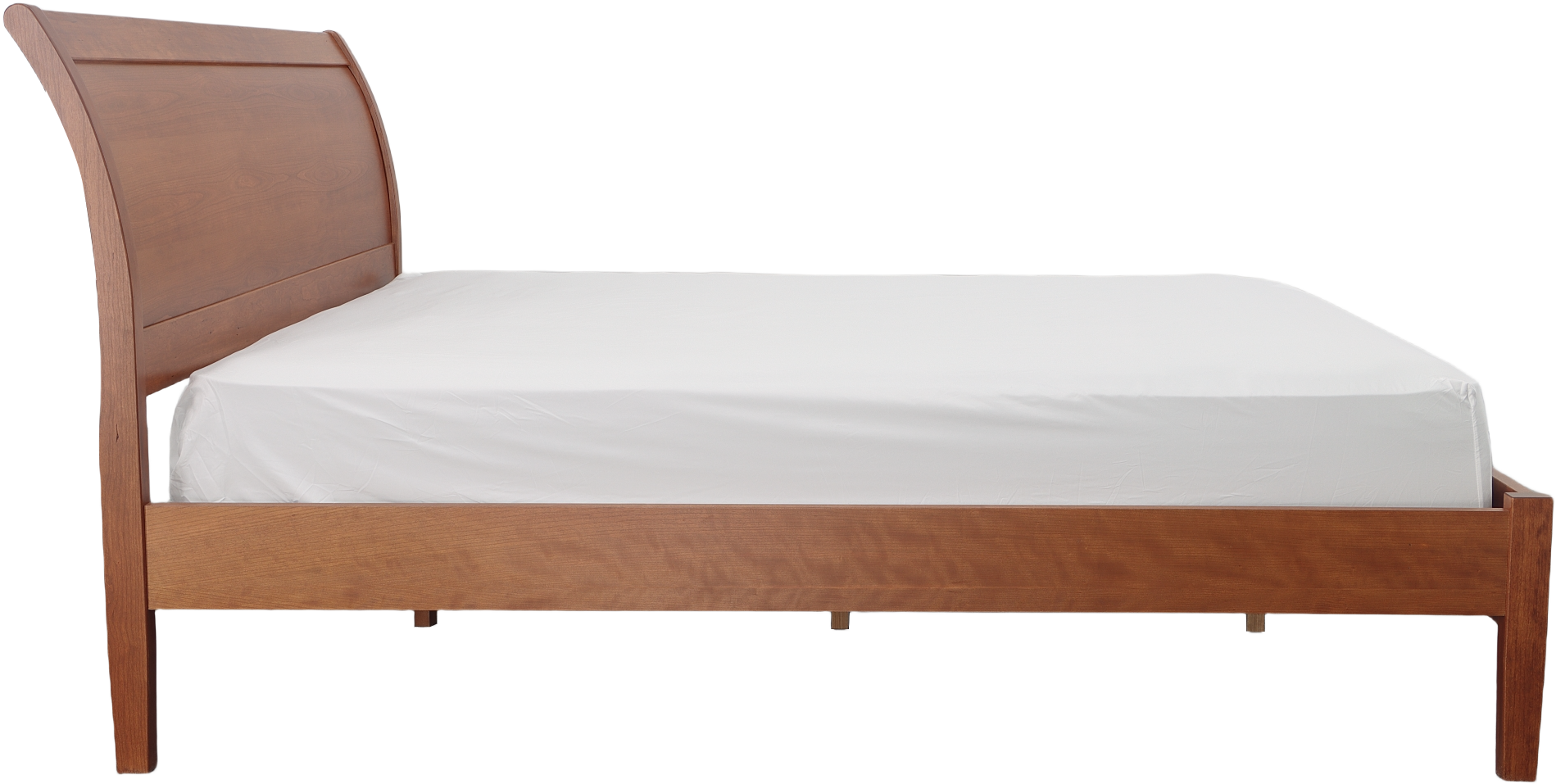 Cascade King Sleigh Bed with Low Footboard