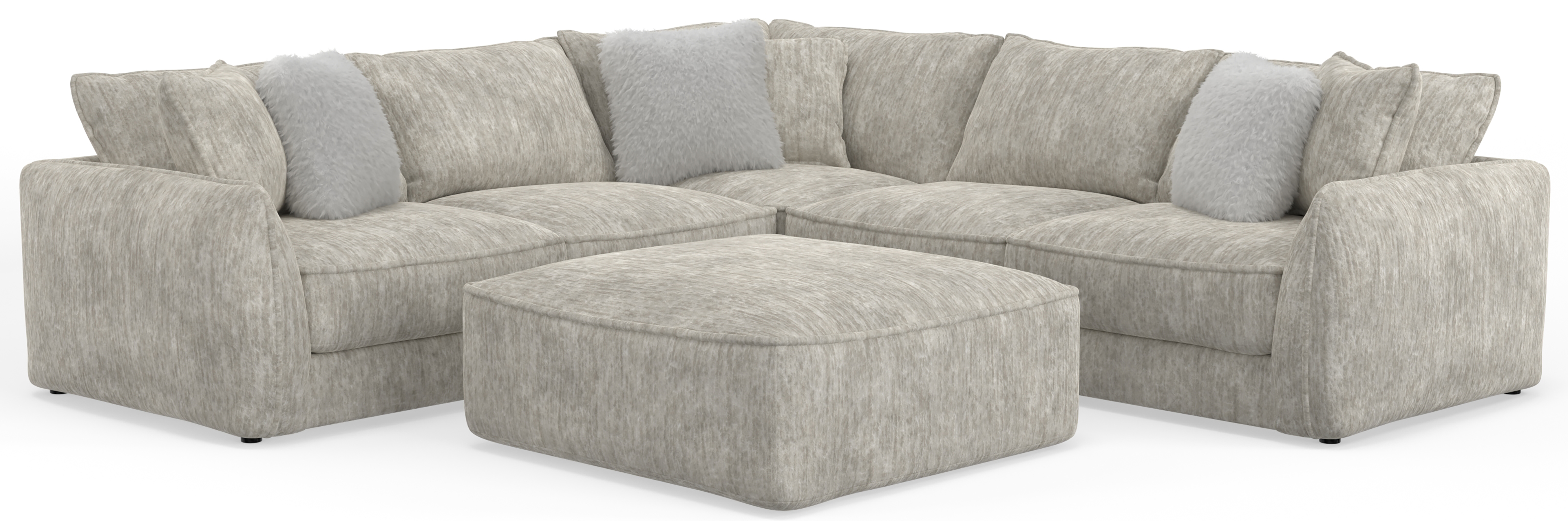 Bucktown 3 PC Sectional - Parchment 230659+63+73-1760-26 by