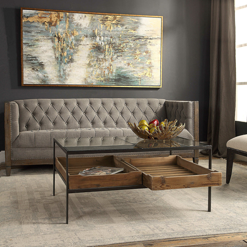 Silas Coffee Table 24855 by Uttermost at Old Brick Furniture & Mattress Co.