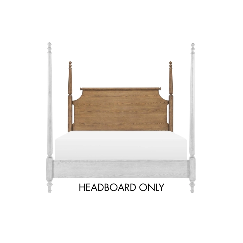 Vintage Market High/Low Poster Headboard  - King