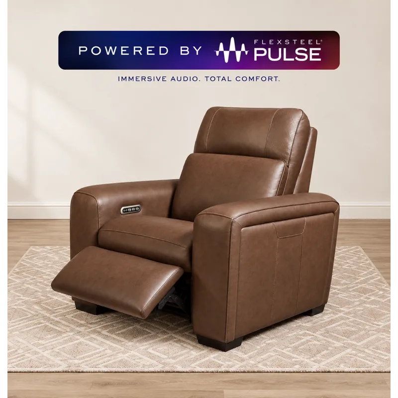 Sense Immersive Audio Power Recliner with Power Headrest, & Lumbar