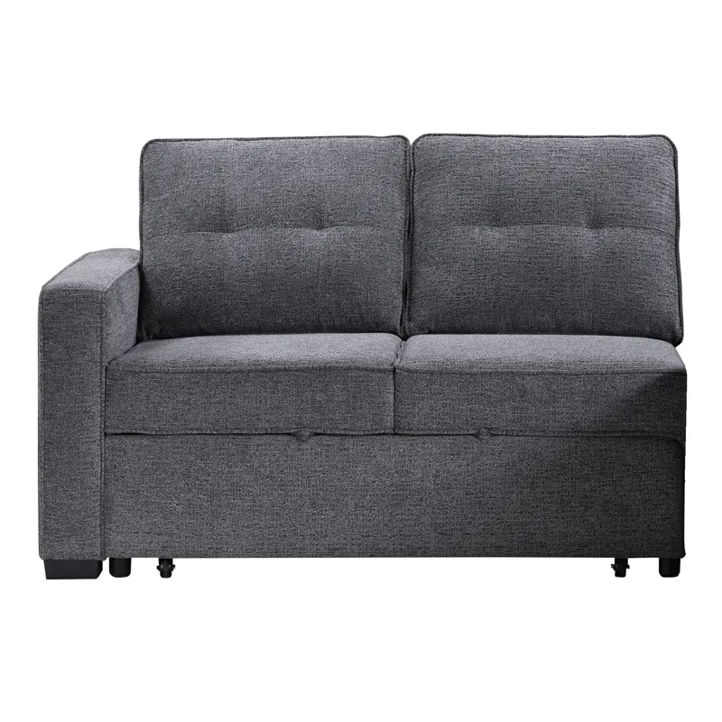 Noah Grey Pullout Loveseat