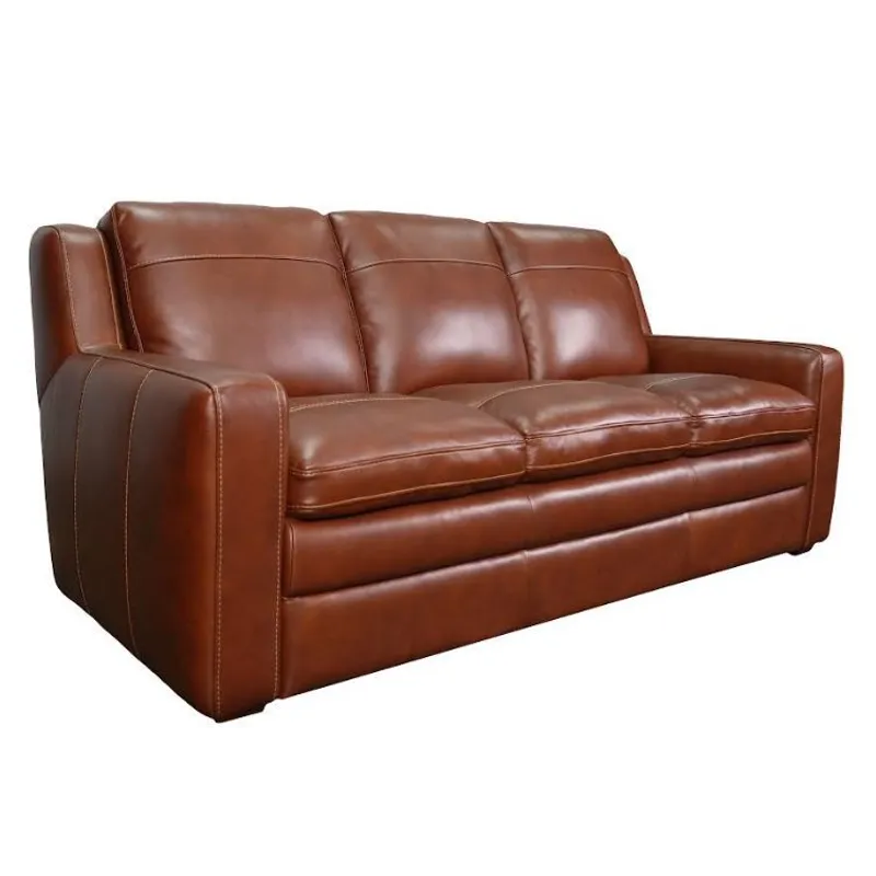 Berlin Chestnut Leather Sofa