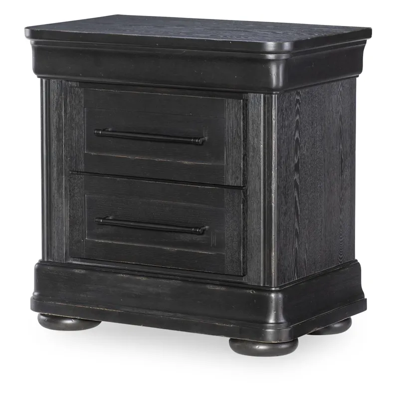 Vintage Market Nightstand 2 Drw W Power