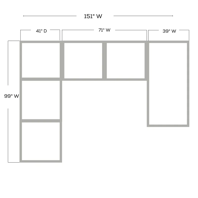 Middleton 3 PC Sectional