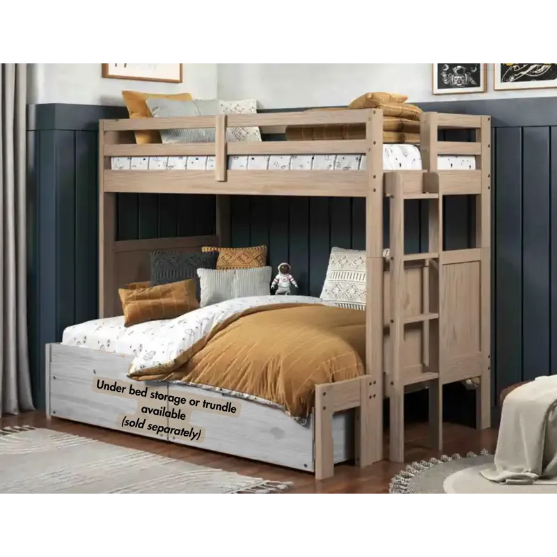 Dune Twin over Full Bunk Bed w/Ladder - Sandstone