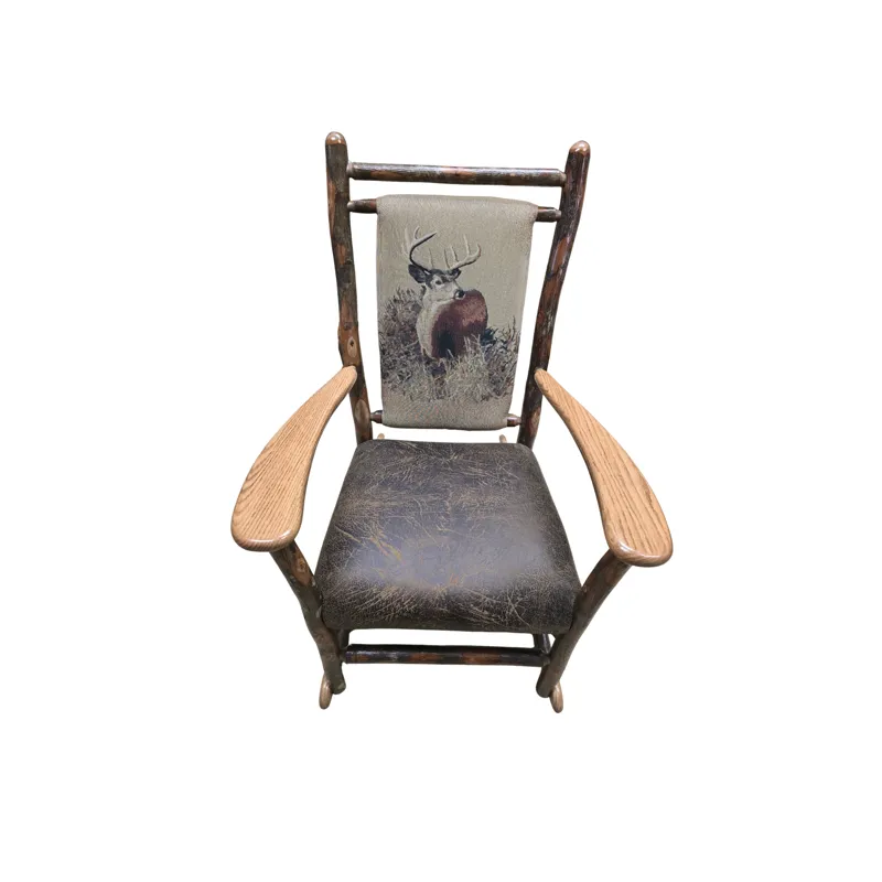 Hickory Medium Back Rocker