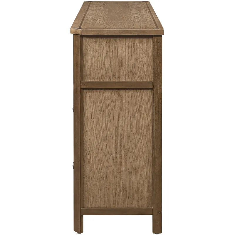 Sun Haven 7-Drawer Dresser - Walnut and Oak Finish