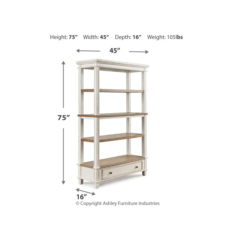 Realyn 75" Bookcase