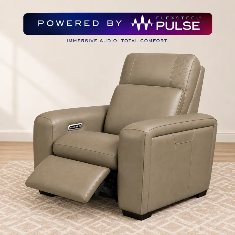 Sense Immersive Audio Power Recliner with Power Headrest, & Lumbar