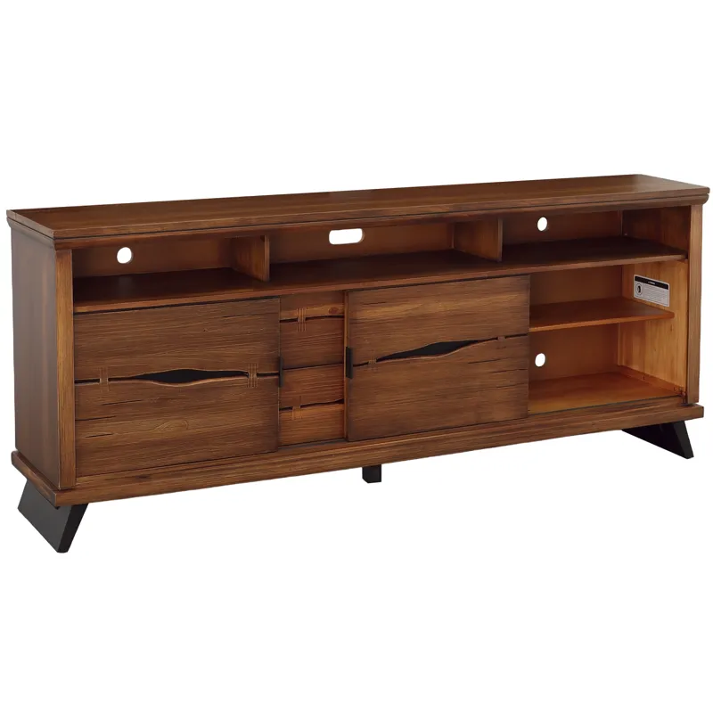 Live Edge Rustic 80" TV Console