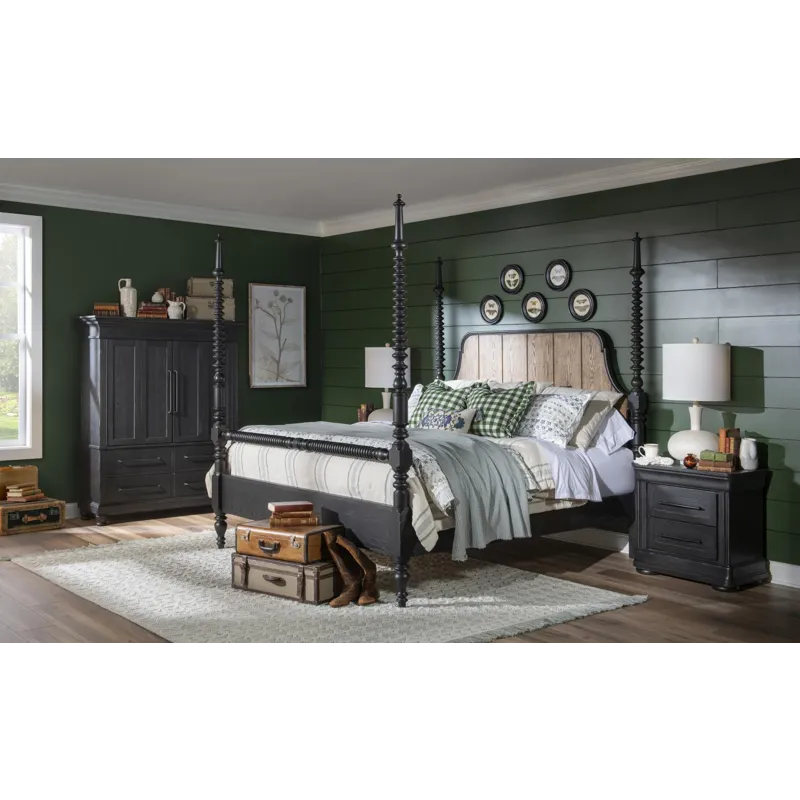 Vintage Market Armoire 4-Drawers