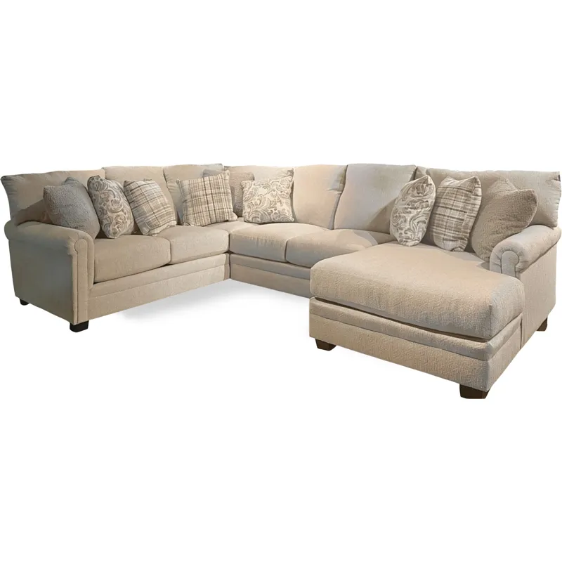 Livingston 3 PC Sectional - Linen