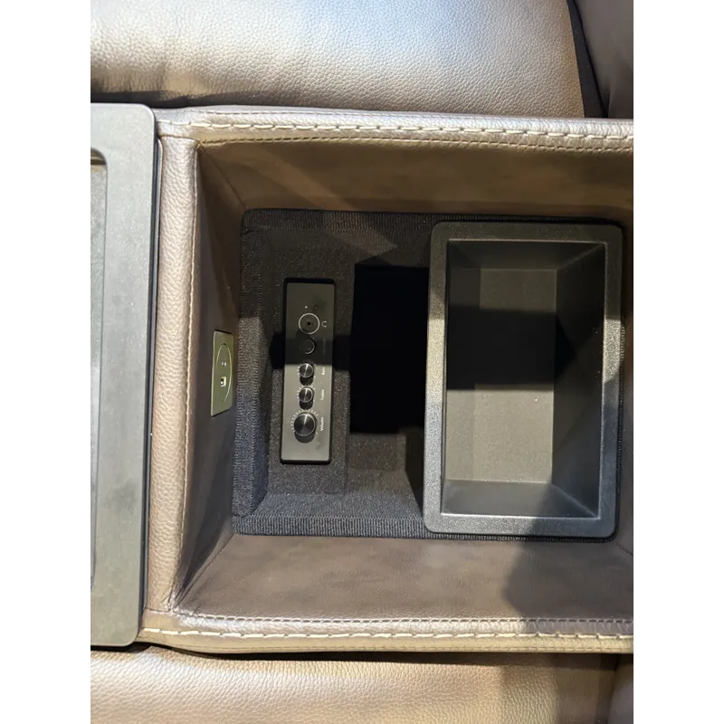 Daniel Immersive Audio 7PC Leather Sectional (Triple Power w/ Speakers, Heat, & Massage)