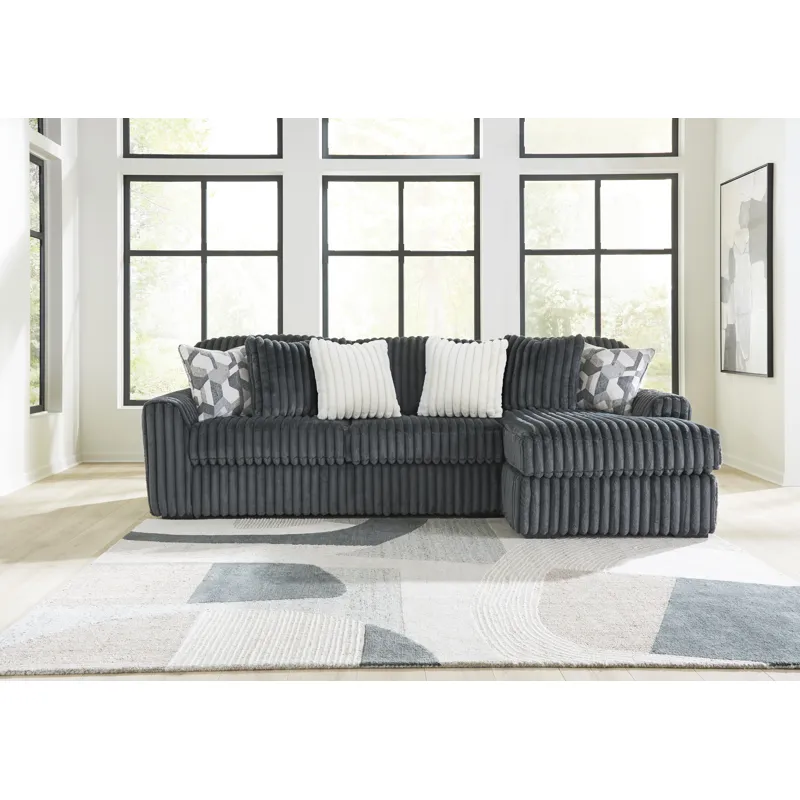 Midnight-Madness 2-Piece Sectional Sofa Chaise