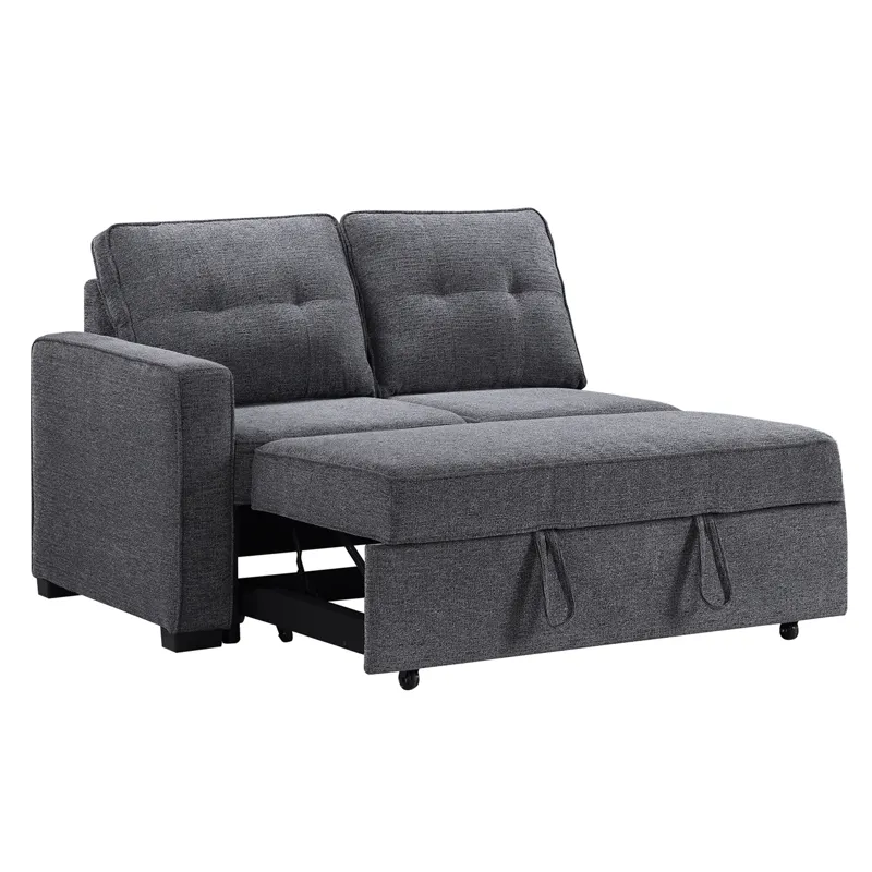 Noah Grey Pullout Loveseat