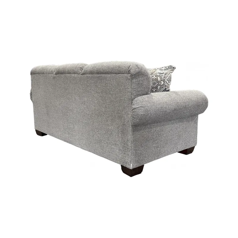 Monroe Sofa - Lucille Mushroom w/Garcia Toast Pillow