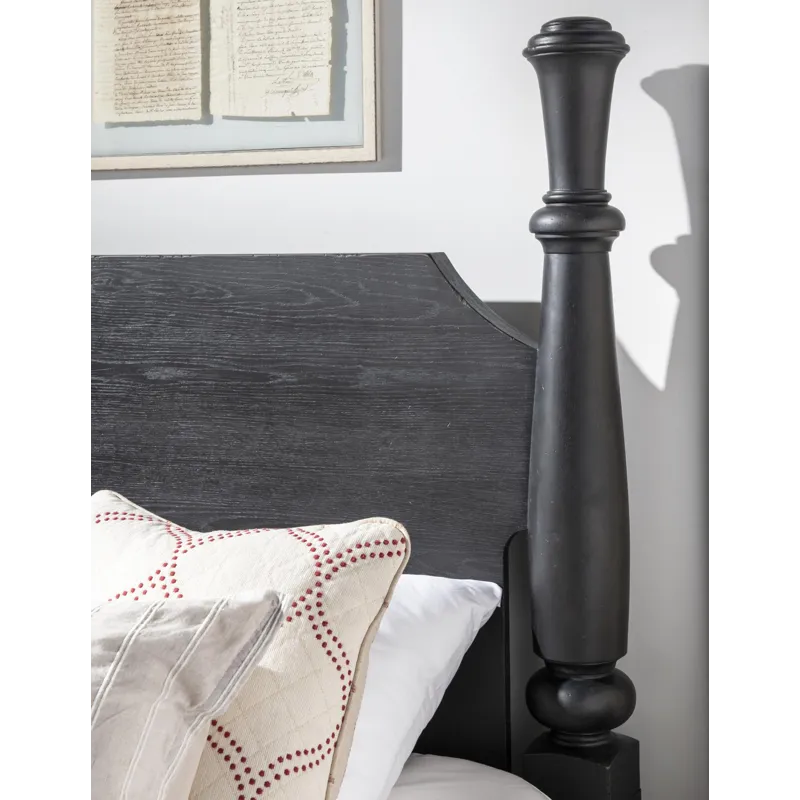 Vintage Market Complete Chimney Post Bed - King