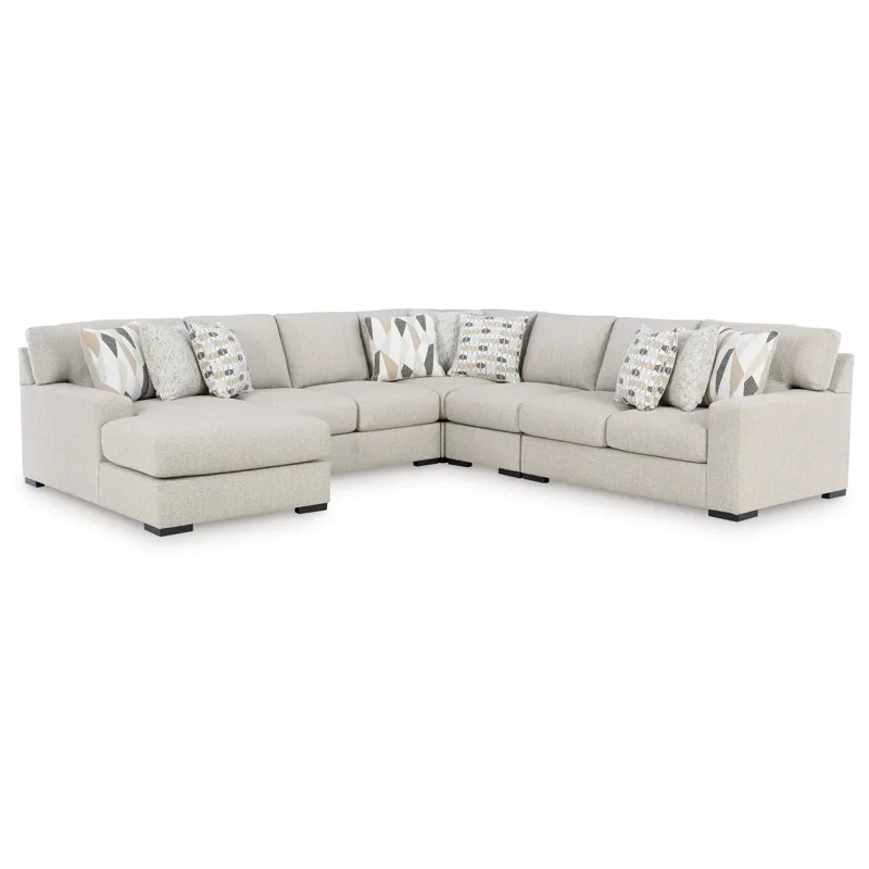 Laurelgrove 5-Piece Sectional with Chaise