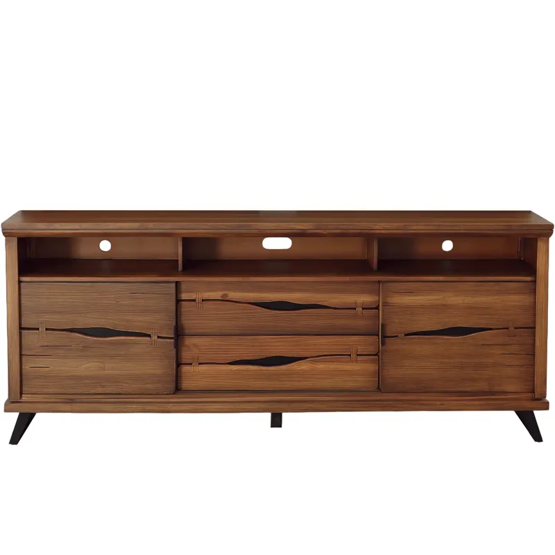 Live Edge Rustic 80" TV Console