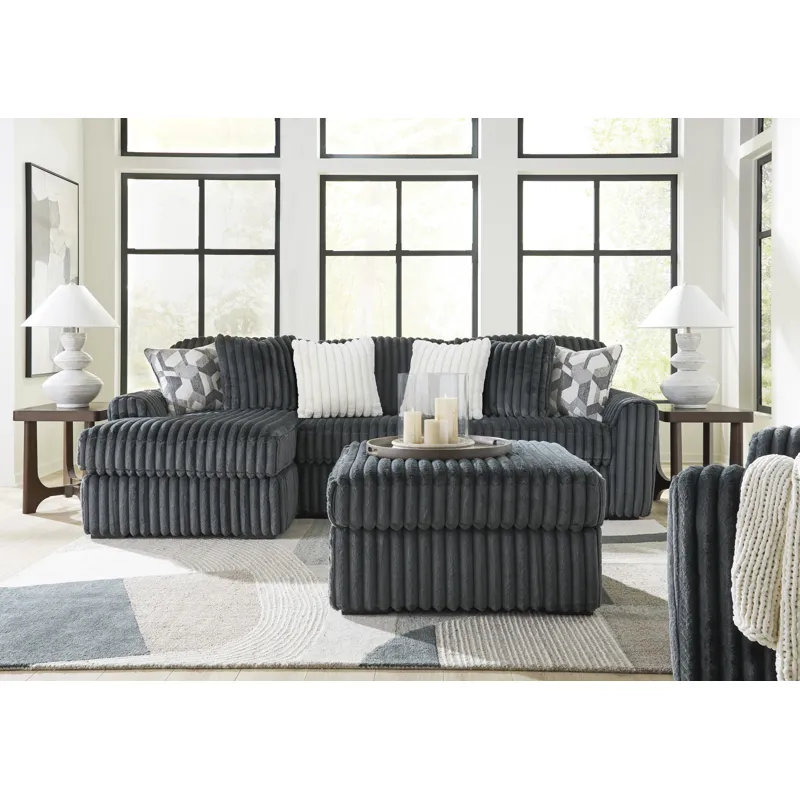 Midnight-Madness 2-Piece Sectional Sofa Chaise