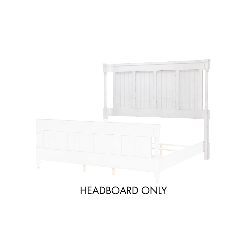 Vintage Market Shelter Queen Headboard - Picket Fence