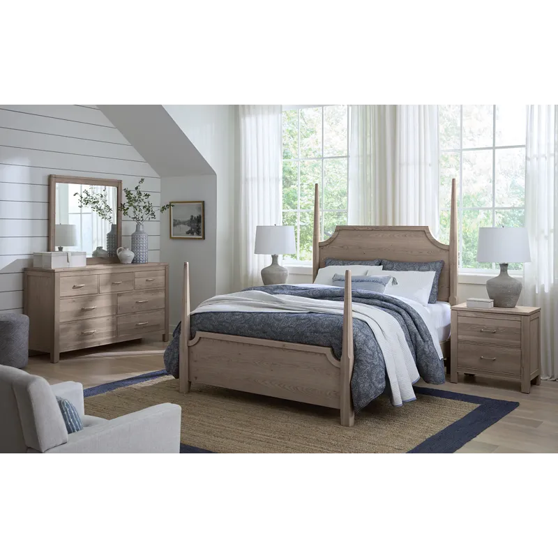 Tide & Timber-Grey Oak Dresser 7 Drawer