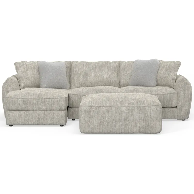 Bucktown 2 PC Sectional - Parchment