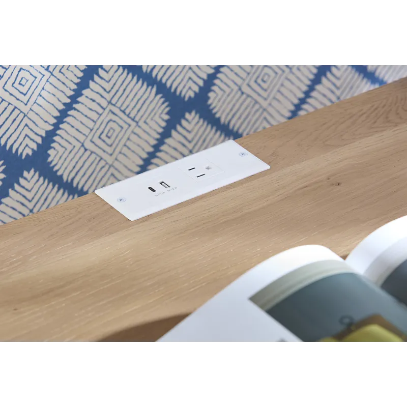 Tide & Timber-Clear Oak Laptop/Tablet Desk