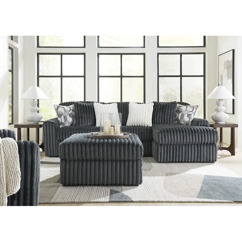 Midnight-Madness 2-Piece Sectional Sofa Chaise