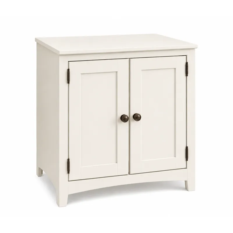 Shaker Alder 2-Door Cabinet - Linen White 