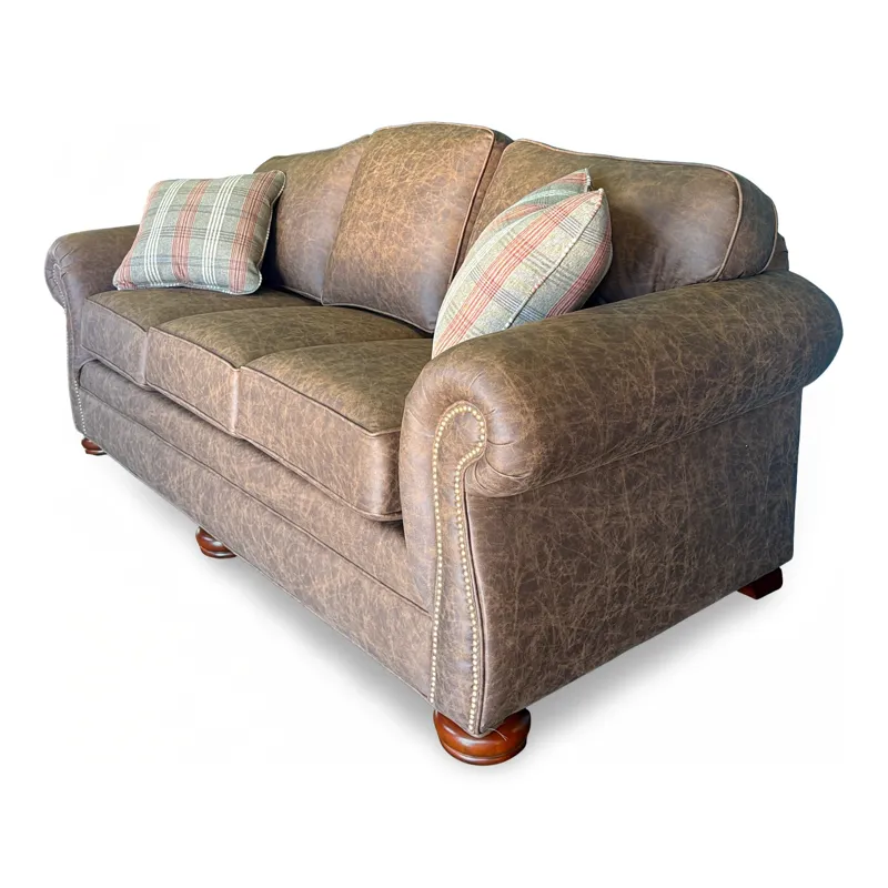 Bozeman 08 Faux Leather Sofa