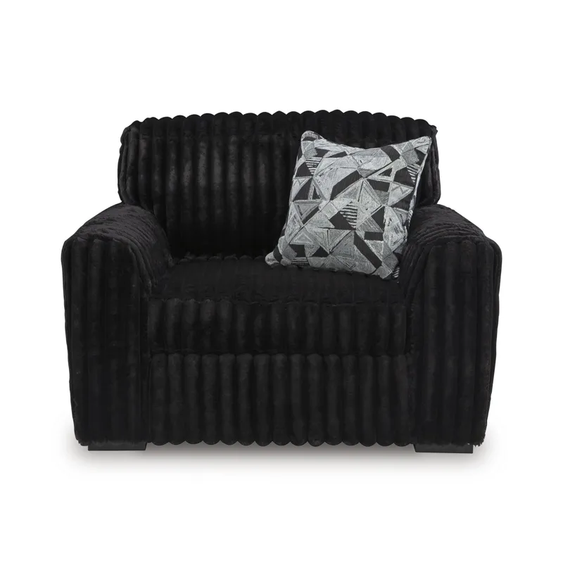 Midnight-Madness Oversized Chair