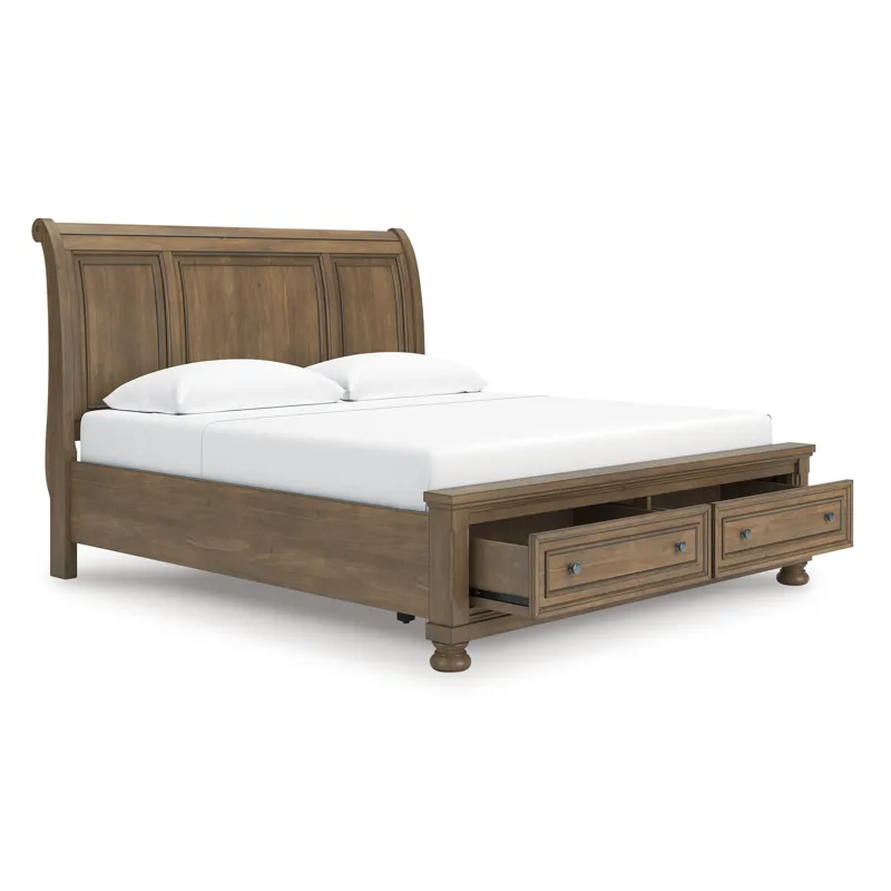Vandenmore King Storage Sleigh Bed