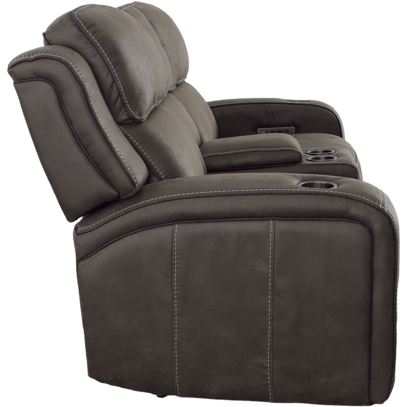 3 PC Power Reclining Loveseat w/Console - Thumbnail 5